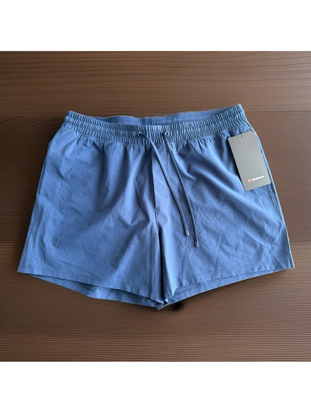 Lululemon Men's Swim Trunks Shorts Size XL Navy Blue 5" Inseam 4-Way Stretch